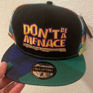 Don’t be a menace SnapBack multi black brin